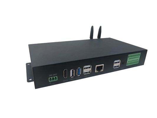 팬없이 내장된 패널 PC EMMC 산업적 내장된 박스 PC HDMI